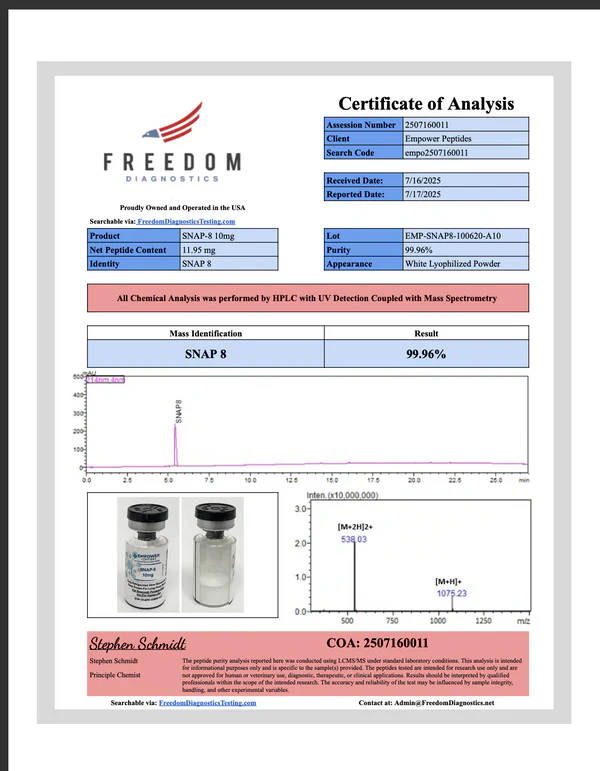 SNAP-8 10mg 2 SNAP-8 10mg - Image 2