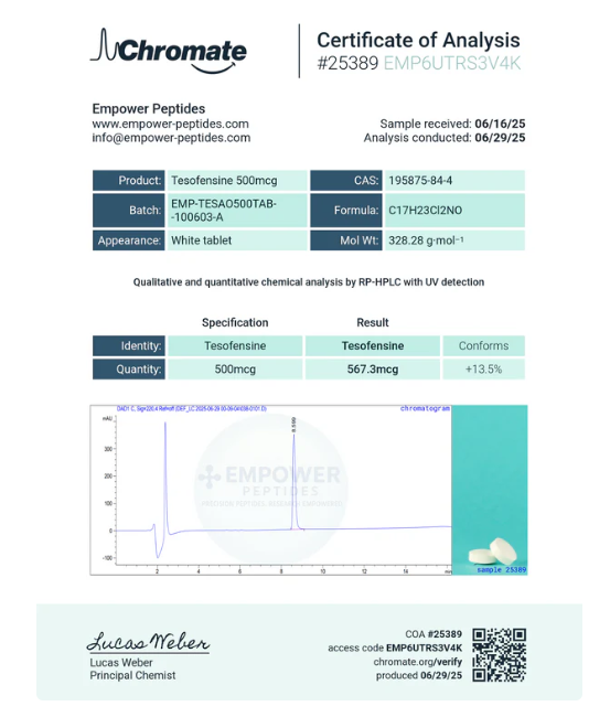 Tesofensine 500mcg Tablets (100 Count) 2 Tesofensine 500mcg Tablets (100 Count) - Image 2