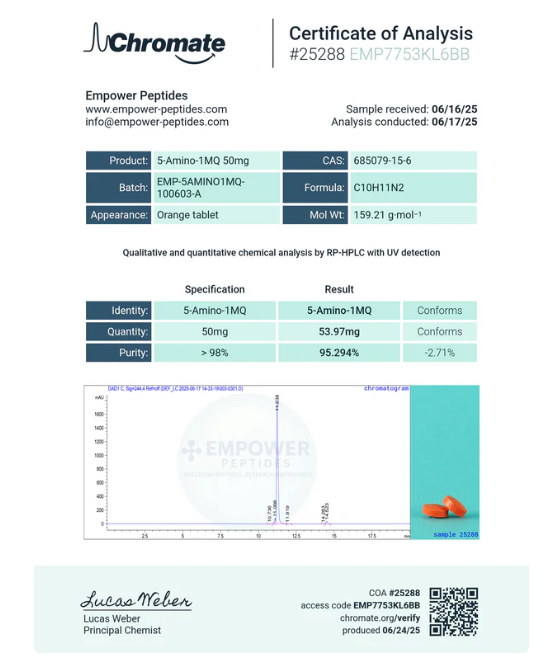 5-Amino-1MQ Tablets 2 5-Amino-1MQ Tablets - Image 2